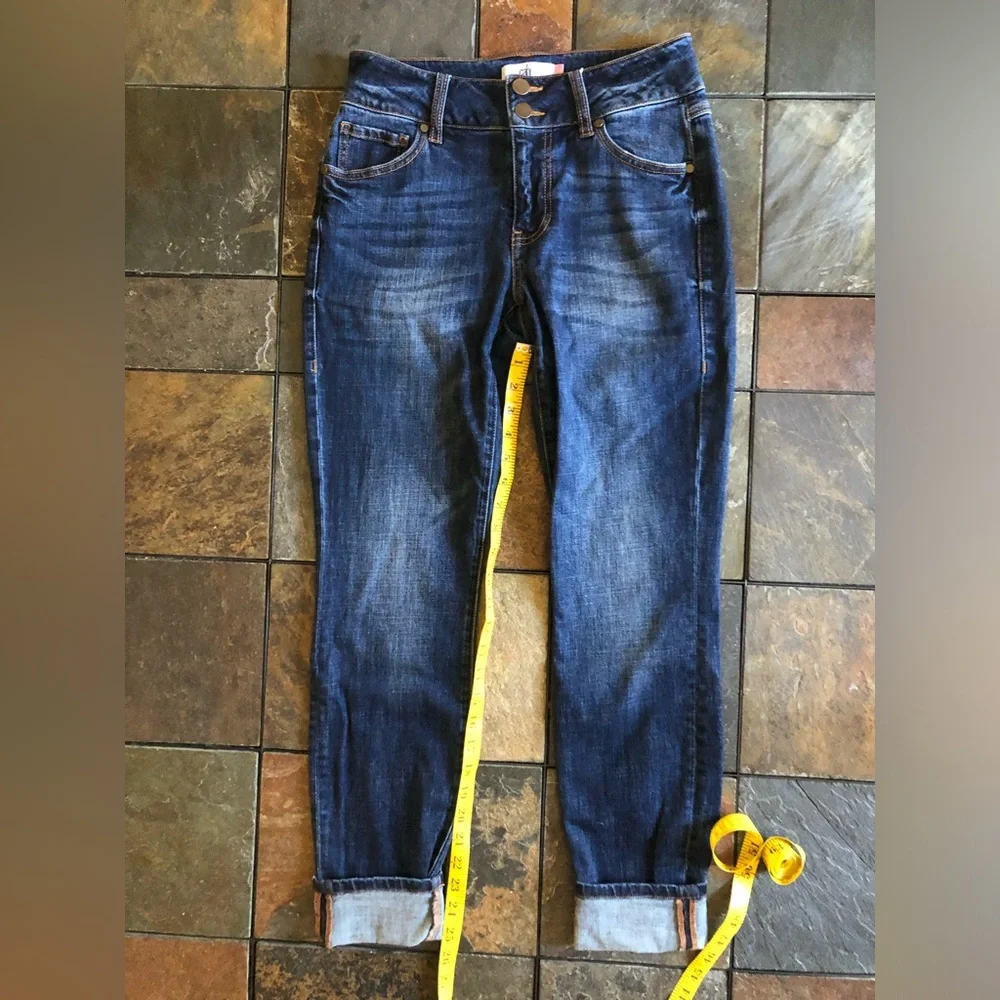 Cabi Cinch Skinny Jeans Ladies Size 4 Dark Blue Denim EUC - Picture 8 of 10